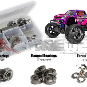 tra129b - Traxxas Stampede XL5 2wd 1/10th (#36254-8) Compatible Metal Shielded Bearing Kit
