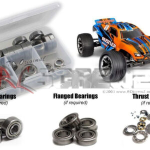 tra130b - Traxxas Rustler XL5 2wd 1/10th (#37254-8) Compatible Metal Shielded Bearing Kit
