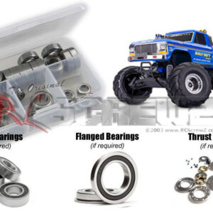 tra131r - Traxxas Bigfoot #1 2wd 1/10th  (#36234-4) Compatible Rubber Shielded Bearing Kit
