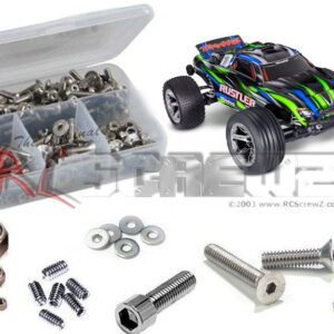 tra132 - Traxxas Rustler 2wd 1/10th  (#37354-4) Compatible Stainless Screw Kit