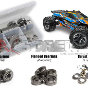 tra135b - Traxxas Rustler 4x4 VXL 1/10th  (#67376-4) Compatible Metal Shielded Bearing Kit