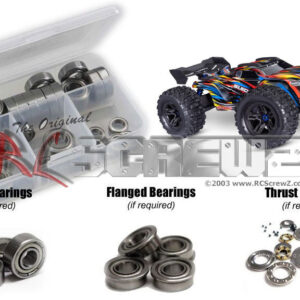tra147b -  Traxxas Sledge VXL 6s Belted (#95076-4) Compatible Metal Shielded Bearing Kit