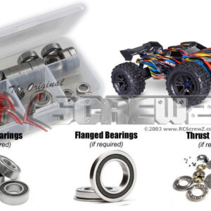 tra147r - Traxxas Sledge VXL 6s Belted (#95076-4) Compatible Rubber Shielded Bearing Kit - Image 1