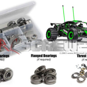 tra149b -  Traxxas Pro Scale X-Series Sand (#109076-4) Compatible Metal Shielded Bearing Kit - Image 1