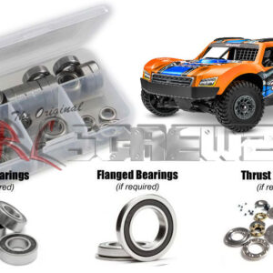 tra152r -  Traxxas Mini Slash 4x4 (#108164-1) Compatible Rubber Shielded Bearing Kit