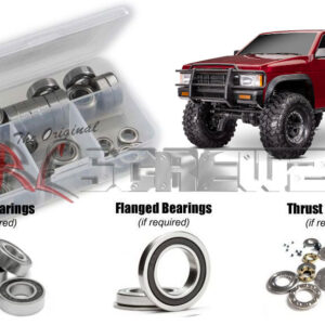 tra154r -  Traxxas TRX-4 Nissan (#110056-4) Compatible Rubber Shielded Bearing Kit