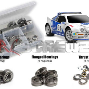 tra155b -  Traxxas Mini Rally VXL RS200 (#108046-1) Compatible Metal Shielded Bearing Kit - Image 1