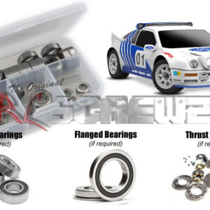 tra155r -  Traxxas Mini Rally VXL RS200 (#108046-1) Compatible Rubber Shielded Bearing Kit