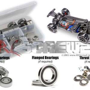 tra157r -  Traxxas 4-Tec Nissan 240SX Drift 1/10th (#105247-4) Compatible Rubber Shielded Bearing Kit