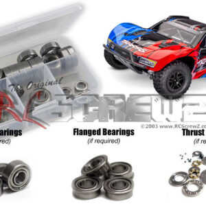 tra165b -  Traxxas Slash 4x4 Brushless 1/10th (#68454-4) Compatible Metal Shielded Bearing Kit