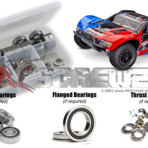 tra165r -  Traxxas Slash 4x4 Brushless 1/10th (#68454-4) Compatible Rubber Shielded Bearing Kit