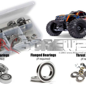 tra166r -  Traxxas Stampede 4x4 Brushless 1/10th (#67454-4) Compatible Rubber Shielded Bearing Kit