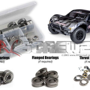 tra168b -  Traxxas Slash 2wd Brushless 1/10th (#58434-4) Compatible Metal Shielded Bearing Kit