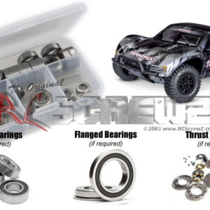 tra168r -  Traxxas Slash 2wd Brushless 1/10th (#58434-4) Compatible Rubber Shielded Bearing Kit