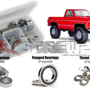 tra172r -  Traxxas TRX-4 Chevrolet K10 (#92154-4) Compatible Rubber Shielded Bearing Kit