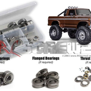 tra174b -  Traxxas TRX-4 Ford F-150 High Trail (#92046-4) Compatible Metal Shielded Bearing Kit
