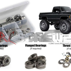tra176b -  Traxxas TRX-4 Chevrolet K10 High Trail (#92056-4) Compatible Metal Shielded Bearing Kit