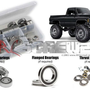 tra176r -  Traxxas TRX-4 Chevrolet K10 High Trail (#92056-4) Compatible Rubber Shielded Bearing Kit
