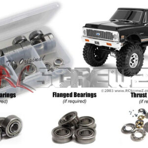 tra177b -  Traxxas TRX-4 Chevrolet Blazer High Trail (#92086-4) Compatible Metal Shielded Bearing Kit