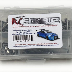 vat014 - Stainless Steel Screw Kit For The Vatera V100-C 4wd Series