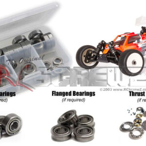 wrc002b - Metal Shielded Bearing Kit For The WRC SBX1e 1/8 4WD Buggy