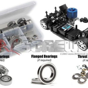 xra010b - Xray NT18 Nitro (#380200) Rubber Shielded Bearing Kit