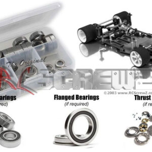 xra038r - Xray X12 1/12th 2020 (#370002) Compatible Rubber Shielded Bearing Kit