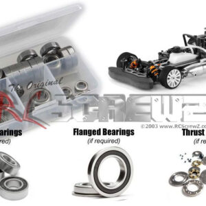 xra135r - Team XRAY NT1.3 Nitro 1/10th (#330016) Compatible Rubber Shielded Bearing Kit