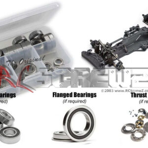 yok043r- Yokomo YD-2ZX 2wd 1/10th Compatible Rubber Shielded Bearing Kit